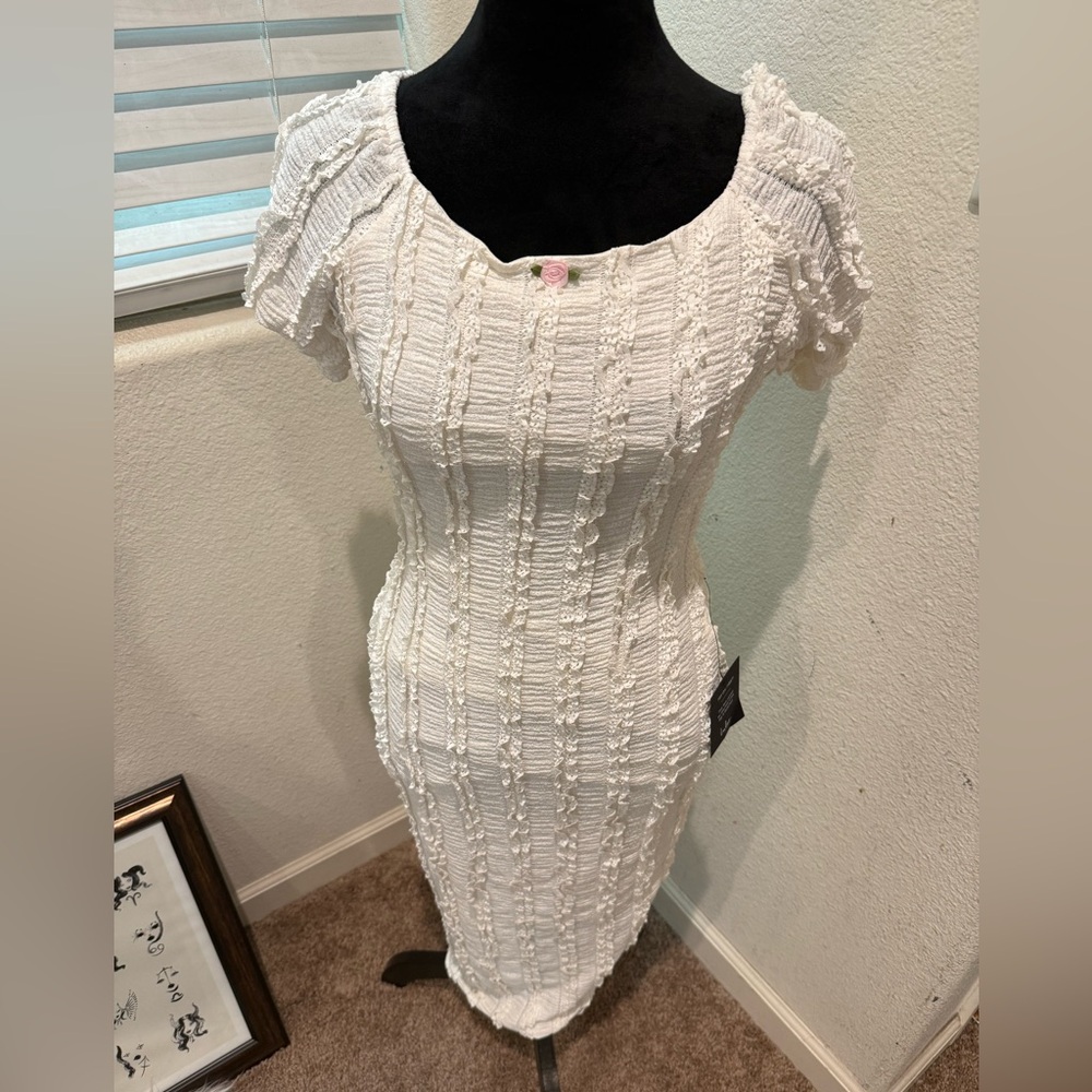 Lulu’s cottage core ruffle dress